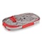 Picnic Time Family Of Brands Metro Basket Collapsible Cooler Tote, Red 645-00-100-000-0 - alternate 4