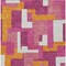 Homeroots 3' X 5' Pink Ivory And Orange Geometric Washable Indoor Outdoor Area Rug 613223 - alternate 6