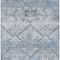 Homeroots 10' X 14' Sky Blue And Denim Blue Floral Washable Indoor Outdoor Area Rug 588869 - alternate 5