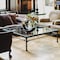 Fab Glass And Mirror 36in Square Clear 1/4in in Thick Flat Polished Tempered Eased Corners Glass Table Top 36inch 36SQR6THFLTE-T - alternate 4