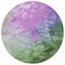 Homeroots 8' Purple Olive Green And Silver Round Abstract Washable Indoor Outdoor Area Rug 617367 - alternate 4