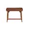 Homeroots 36" Brown Solid Manufactured Wood Writing Desk with Two Drawers 524094 - alternate 4