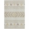 Homeroots 9' X 12' Beige Ivory And Taupe Southwestern Washable Indoor Outdoor Area Rug 613883 - alternate 5