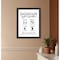 Homeroots Bathroom Guide Black Framed Print Bathroom Wall Art 530102 - alternate 2