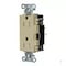 Hubbell Wiring Device-Kellems Straight Blade Receptacle, 5-15R, 15 A, 125V AC, 2 Pole, 3 Wire, Surface Mount, Grounded HBL2152STITR - alternate 3