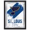 Holland Bar Stool Co St Louis Blues 17 in.x22 in. Logo Wall Mirror MLogo - alternate 1