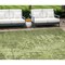 Homeroots 10' X 14' Olive Green Ikat Washable Indoor Outdoor Area Rug 576994 - alternate 1
