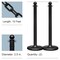 Mr. Chain Black Medium Duty Stanchion & Chain Kit (2-Pack) 71103-2 - alternate 1