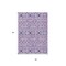 Homeroots 5' X 8' Lavender Ivory And Blue Geometric Washable Indoor Outdoor Area Rug 612197 - alternate 5