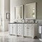 James Martin Vanities Bristol 72'' D Vanity, Bright White w/ Parisien Bleu Silestone Top w/FreePower Wireless Charger 157-V72-BW-FPBL - alternate 4