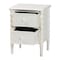 Baxton Studio Malinda Classic White Wood 2-Drawer End Table with Spindle Legs 253-14064-ZORO - alternate 8