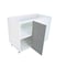 Cambridge Radiance 42inW x 24in D x 34.50inH Ready to Assemble Slab Corner Blind Kitchen Cabinet in Matte Grey SA-BB42-MG-KIT - alternate 4