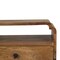 Homeroots 22" Light Brown Solid Wood One Drawer Nightstand 651587 - alternate 9