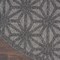 Homeroots 8' Dark Gray And Light Gray Round Geometric Indoor Outdoor Area Rug 550690 - alternate 5