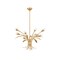 Hudson Valley Lighting Bilston 28 in. Chandelier Vintage Gold Leaf 1909-VGL - alternate 2