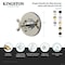 Kingston Brass Single-Handle Six-Way Diverter Valve with Round Trim Kit, Polished Nickel KS4036BX - alternate 2