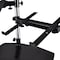 Pyle Pyle Portable Dual Laptop Stand - Adjustable Height, Ergonomic Design, for DJ Mixer, Gaming, Home PLPTS45 - alternate 4
