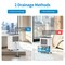 Edendirect 25 pt. 2500 sq. ft. Dehumidifier for Basement in White with Drain Hose, Bucket, with Continuous Run ZRAP12-2602B - alternate 3