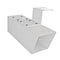 Mail Boss Mailbox Newspaper Holder Attachment, Cream White, Galvanized Steel 805959 - alternate 1