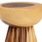 Bali & Pari Alara Hand-carved Suar Wood Side Table 259-14282-ZORO - alternate 6