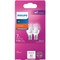 Signify 7W Equivalent Soft White C7 Candelabra LED Night-Light Bulb 574038 - alternate 2