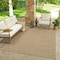 Homeroots 8' X 11' Beige and Brown Geometric Distressed Indoor Outdoor Area Rug 559077 - alternate 4