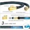 Wrightmaster 5/8 in. x 75 ft. Expandable Garden Hose with 8-Function Spray Nozzle, Storage Bag and Hanger ZR-75FT - alternate 5
