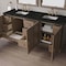 James Martin Vanities Portland 72" Double Vanity, Whitewashed Walnut, w/ 3 CM Phantome Eclos Top 620-V72-WW-3PHT - alternate 4