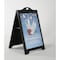 M&T Displays 24W x 36H SignPro Sidewalk Sign with Lens Protective Cover, Black UPSP120024X2000 - alternate 1
