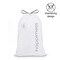 Happimess 5.3-Gallon 20L Drawstring Unscented Trash Can Liner, White, 20-Count, 1 Pack of 20 Liners HPM3000B-W-1SET - alternate 2