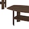 Homeroots Set of Three 36" Espresso Coffee Table With Three Shelves, 3PK 490023 - alternate 3