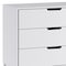 Flash Furniture Dallas Wooden 3-Drawer Dresser for Bedroom, Chest of Drawers for Kids in White MG-9007-1-3C-WH-GG - alternate 8