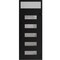 Vdomdoors Aluminum Door Iron 0255 Black Entry Steel Metal Classic Painted 36 x 92 (36 x 80+12)-Left Inswing IRON0255EXD-BLK-W36xH80+12-LH-I - alternate 4