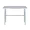 Amgood 16 in. x 48 in. Open Base Stainless Steel Work Table WT-1648-RCB-Z - alternate 3