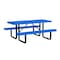 Leisure Craft Rectangle Portable Picnic Table, Blue, 6 ft L T6XPP-BLUE - alternate 1