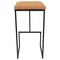 Leisuremod Quincy Quilted Stitched Leather Bar Stools with Metal Frame, Light Brown QS29BR - alternate 4