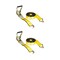 Mytee Products 2PK Ratchet Straps 2inx50ft w/Double J Hooks 10,000 lbs. BS, Tie Down Strap, 2PK RS250WHx2 - alternate 1
