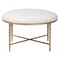 Baxton Studio Fumiye Ottoman with Hand-Forged Metal Frame, Round 30" 270-14710-ZORO - alternate 5