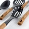 Megachef Black Nylon Cooking Utensils with Wood Design, Set of 7 MGNP-711 - alternate 6