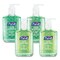Purell Advanced Hand Sanitizer Soothing Gel, 8 oz Pump Bottle, Fresh Scent, 4PK 9674-06-ECDECO - alternate 1