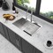 Wrightmaster 33 in. Drop-In Single Bowl 16-Gauge Gunmetal Stainless Steel Workstation Kitchen Sink w/Accessories ZOR-71302 - alternate 3
