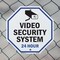 Signmission Video Security System 24 Hour, 10 inch X 10 inch, Aluminum Metal Signs, 5PK OC-A-5Pack-10-4 - alternate 3
