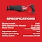Milwaukee Tool Reciprocating Saw, Cordless, Full-Size 2722-21HD, 48-11-1865 - alternate 5