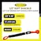 Tie 4 Safe 1/2'' x 22'' Synthetic Soft Shackle Tow Rope Recovery Strap 37,400LBS Orange, 2PK TR10HP-01-1355-O-2 - alternate 2