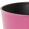 Homeroots 7in Hot Pink Recycled Plastic Indoor Outdoor Round Pot Planter 488211 - alternate 3