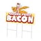 Signmission Chicken Fried Bacon Die Cut Yard & Stake plastic coroplast window, 2436-Chicken Fried Bacon C-DC-2436-Chicken Fried Bacon19 - alternate 1