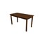 Homeroots 60" Raw Umber Solid Wood Dining Table 548914 - alternate 7