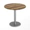 Flash Furniture Commercial All-Weather 31.25" Natural HPL Tabletop with Silver RD Base ST-RD31-NAT-TR18S-GG - alternate 1
