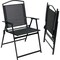 Unbranded 3-Piece Black Steel & Sling Bistro Set S13-S3649 Set - alternate 5