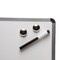 Charles Leonard Framed Magnetic Dry Erase Board with Marker & Magnets, Silver Frame, 11" x 14" CHL35314 - alternate 2